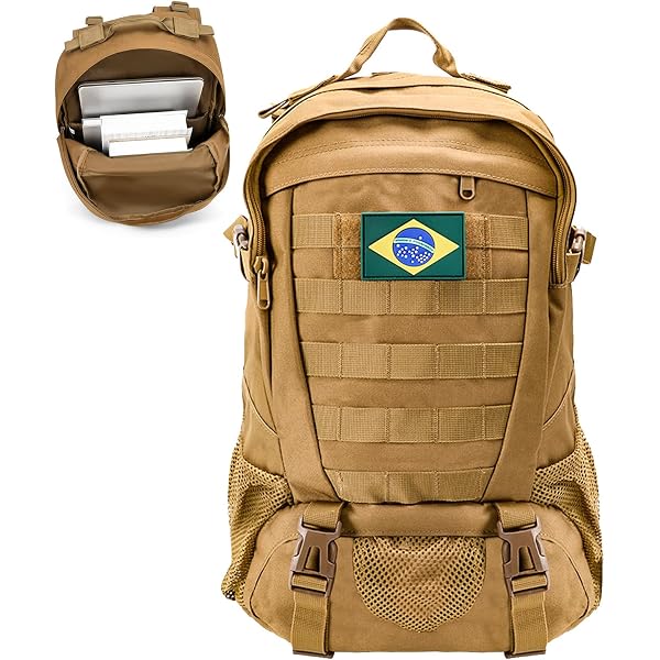 Mochila Militar Wolf Cargo Double Black | Amazon.com.br